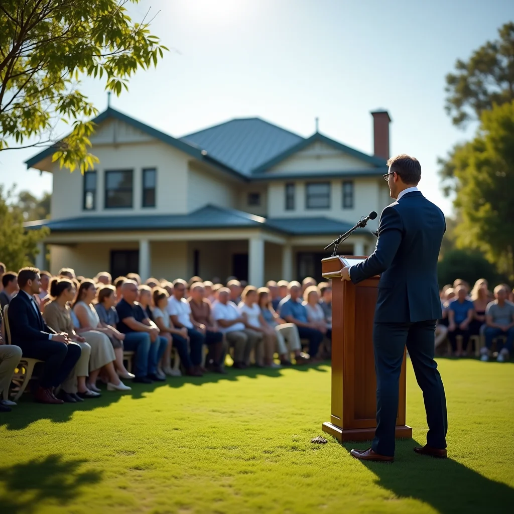 Illustration accompanying Victorian Reserve Price Disclosure Law Cuts Spring 2026 Auction Volumes by Nearly a Quarter